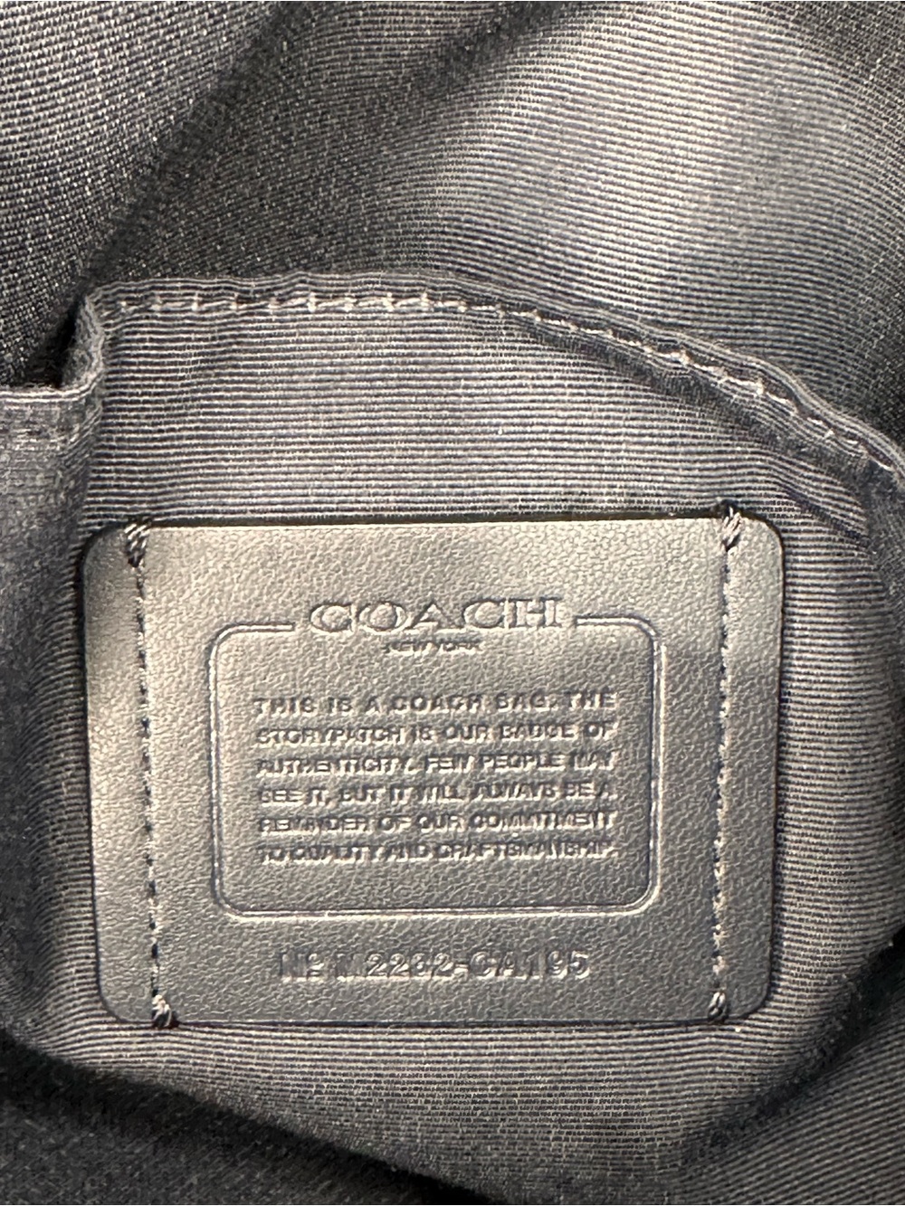 Coach Dempsey Signature File bag Crossbody with Center Stripe M22 - Picture 4 of 12